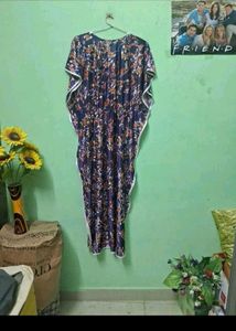 Floral Kaftan Style Maxi Dress