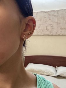 Stone Stud Earrings