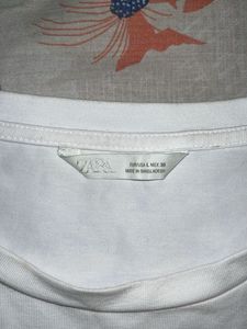 Classic White Crew Neck T-Shirt