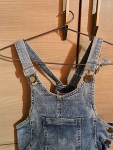 Stylish Denim Overall Dress