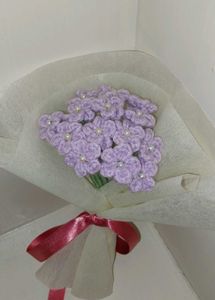 Crochet Baby's Breathe Bouquet