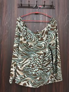 Stylish Printed Long Sleeve Top