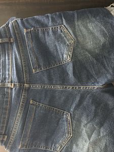 Denim Fringe Shorts