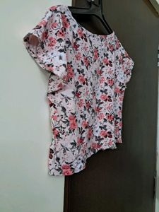 Floral Print Crop Top