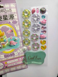 DIY 3D Embossed Sticker Desk Pet ( per kit) you