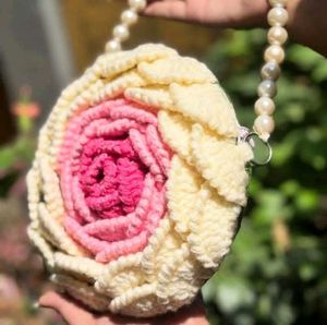 Ombre pink rose side purse 👛