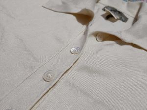 Vintage Cream Polo TShirt