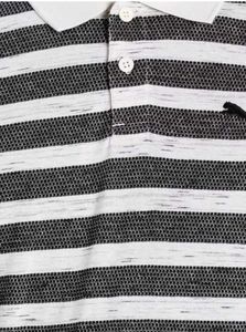 Puma Jacquard Slim fit Striped Polo T-Shirt