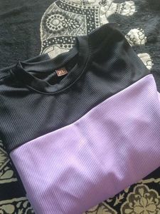 Color Block Long Sleeve Top