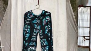 I. Long butterfly flowy pant