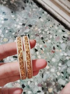 Set of Red and Gold Bangles