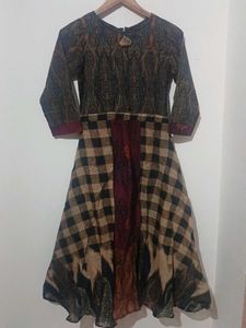anarkali with leggings