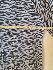 Chic Zebra Print Sheer Maxi Dress