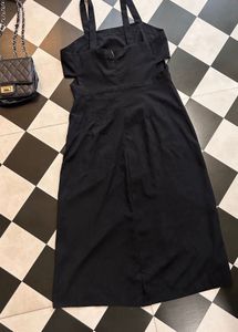 Cutout Black Dress
