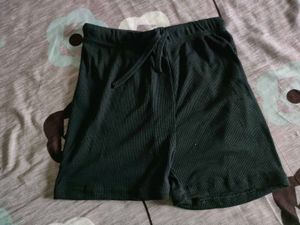 Black Casual Shorts