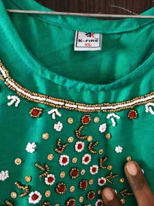 Peacock 🦚 Green Kurti