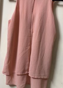 Flowy Pink Sleeveless Top