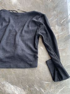 Zara Ribbed Crop Top