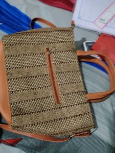 jute bag shoulder/ handbag