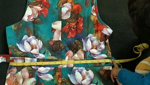 Floral Print Fabric one piece suit