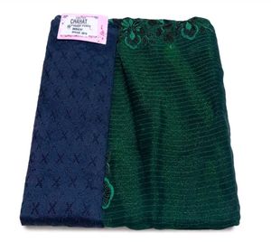 Elegant Green &amp; Blue Saree