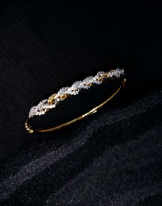 Artificial Gold Braided Bracelet
