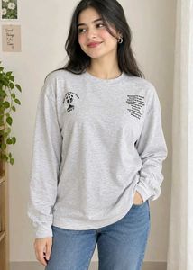 Casual Long Sleeve Graphic T-Shirt(unisex)