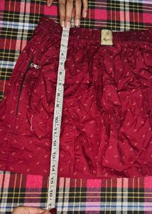 combo offer - red shorts with blue kapri