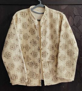 Quilted Button Down Jacket- Diwali 🎇🪔 Sale