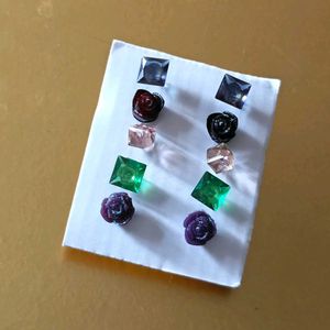 Charming Stud Earrings Set - Multiple Styles