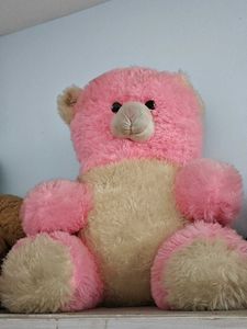 Big 20 inches,Pink &amp; Cream Teddy Bear Plush Toy