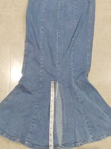 Denim Mermaid Skirt