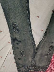 y2k inspired grey jeans