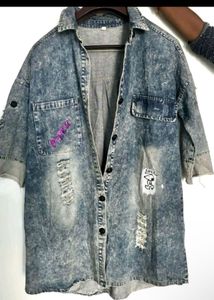 Distressed Denim Shirt