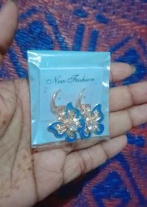 Blue Butterfly Earrings