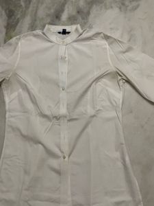 Henley Classic White Band Collar Shirt