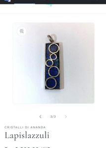 Unique Blue Pendant Necklace