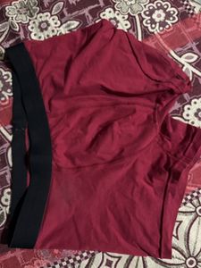 Maroon Trunk Underwear 2 time used