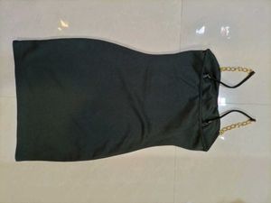 Urbanic Little Black Dress with Chain Straps