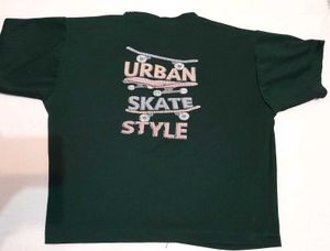 Urban Skate Style Green T-Shirt