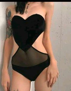 Elegant Black Lace Teddy Bodysuit 2