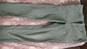 Allen Solly Olive Green Casual Pant