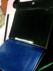 Vintage Black Portfolio Folder