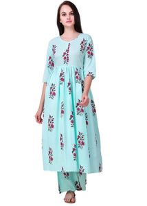 Floral Print Kurta Set