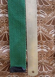 Dark Green Cloth Belt.