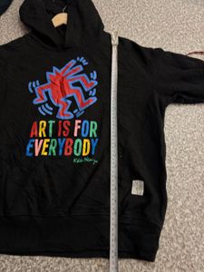 black print hoodies