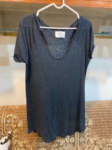 Basic Black V-Neck Tee
