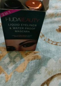 huda beauty eye liner &amp; mascara