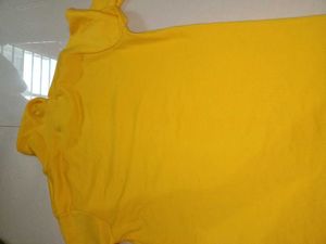 Yellow Long Sleeve Turtle neck Top