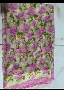 Floral Print Saree